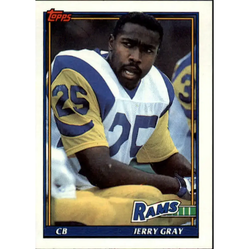 1991 Topps #541 Jerry Gray NM-MT Los Angeles Rams Football Card - Football Card Single