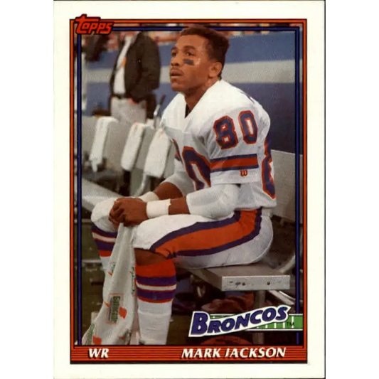 1991 Topps #546 Mark Jackson NM-MT Denver Broncos Football Card