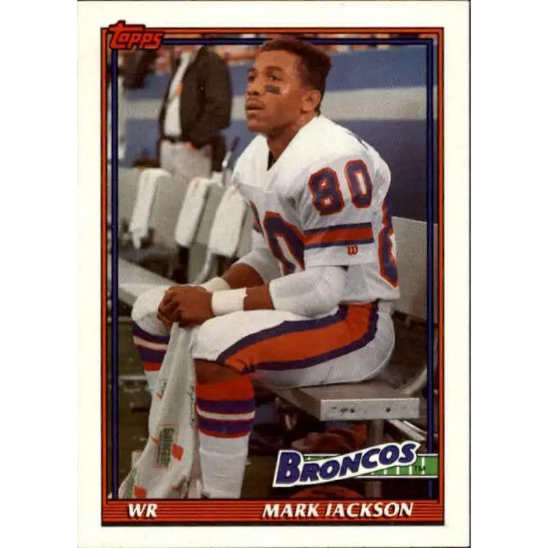 1991 Topps #546 Mark Jackson NM-MT Denver Broncos Football Card - Football Card Single