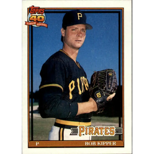 1991 Topps #551 Bob Kipper NM-MT Pittsburgh Pirates Baseball Card - Baseball Card Single