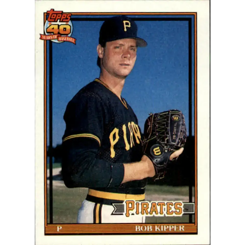 1991 Topps #551 Bob Kipper NM-MT Pittsburgh Pirates Baseball Card - Baseball Card Single