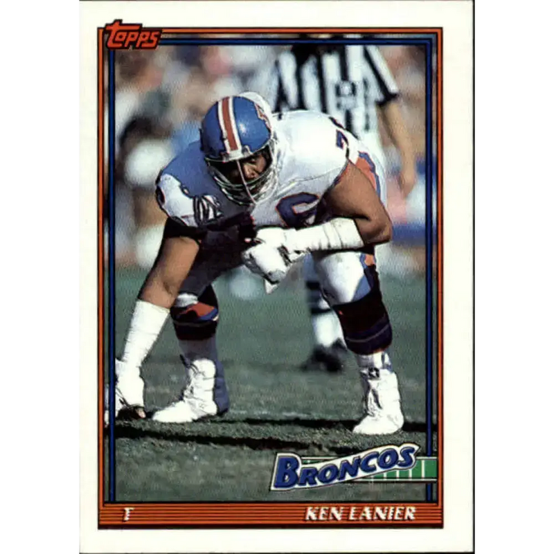 1991 Topps #551 Ken Lanier NM-MT Denver Broncos Football Card - Football Card Single