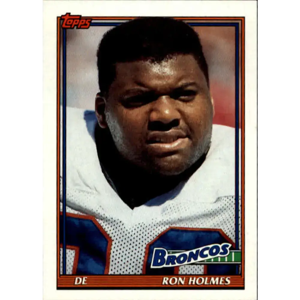 1991 Topps #553 Ron Holmes NM-MT Denver Broncos Football Card - Football Card Single