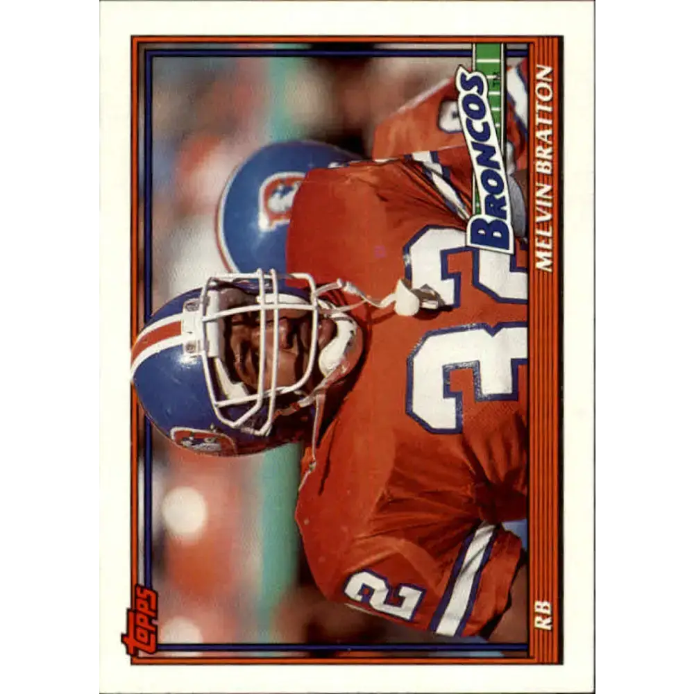1991 Topps #555 Melvin Bratton NM-MT Denver Broncos Football Card - Football Card Single