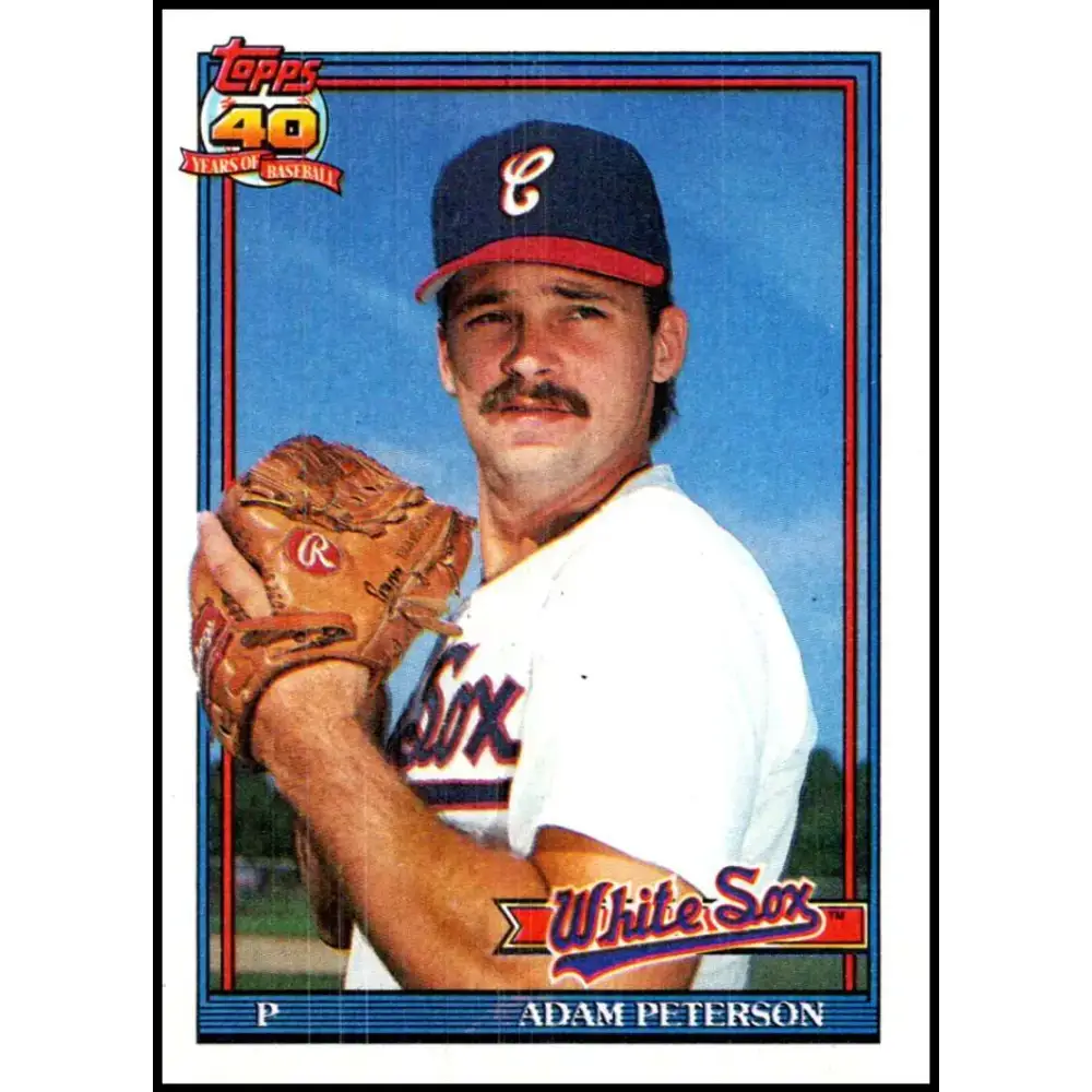 1991 Topps #559 Adam Peterson NM-MT Chicago White Sox Baseball Card - Baseball Card Single