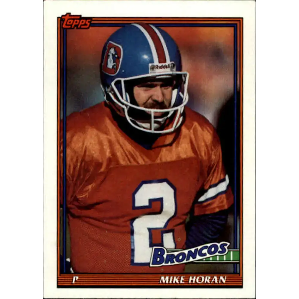 1991 Topps #560 Mike Horan NM-MT Denver Broncos Football Card - Football Card Single