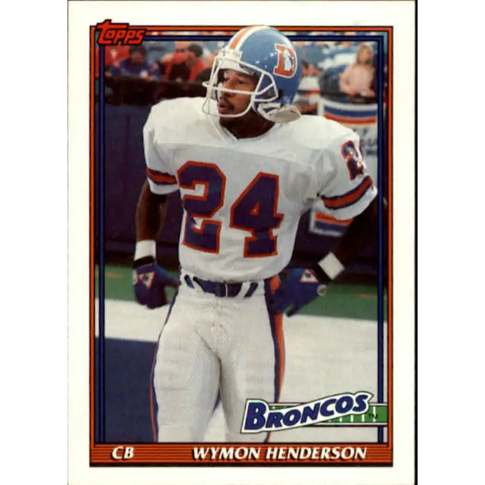 1991 Topps #564 Wymon Henderson NM-MT Denver Broncos Football Card - Football Card Single
