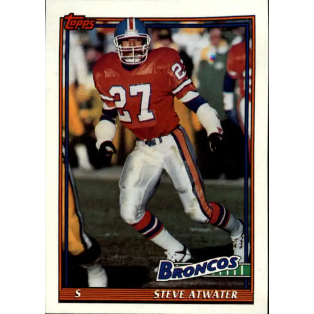 1991 Topps #565 Steve Atwater NM-MT Denver Broncos Football Card - Football Card Single