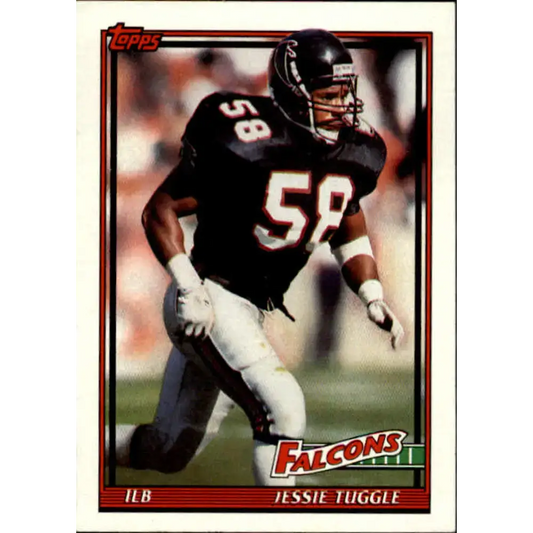 1991 Topps #568 Jessie Tuggle NM-MT Atlanta Falcons Football Card