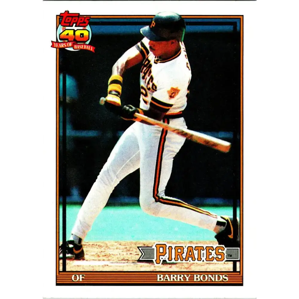 1991 Topps #570 Barry Bonds NM-MT Pittsburgh Pirates Baseball Card - Baseball Card Single