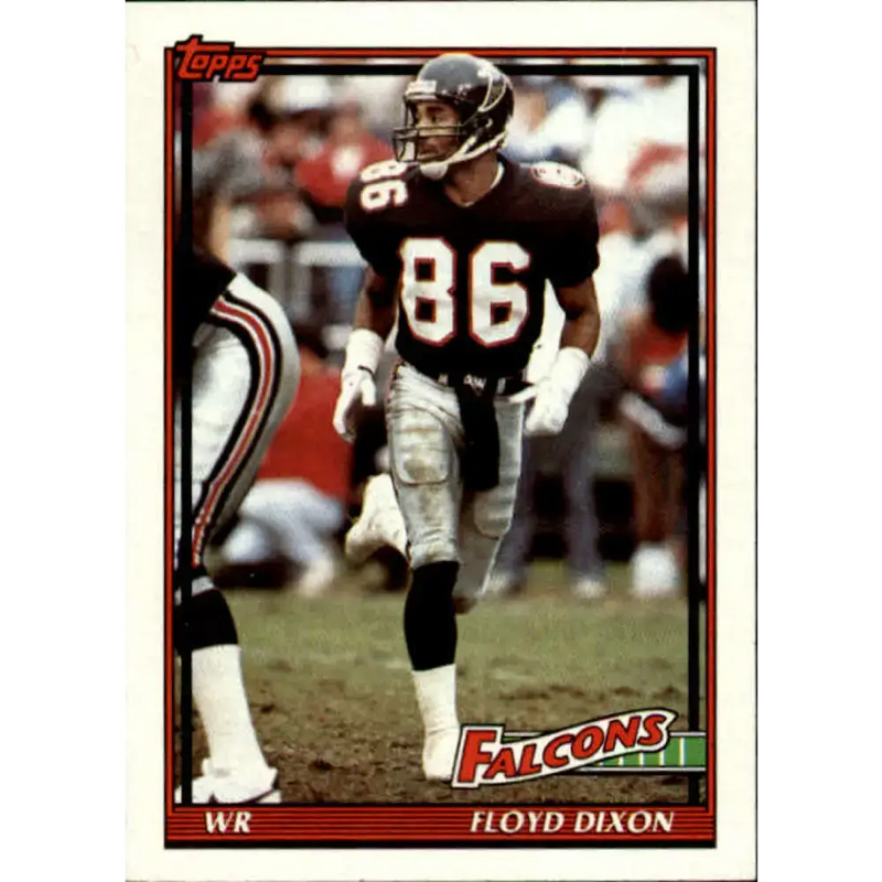 1991 Topps #574 Floyd Dixon NM-MT Atlanta Falcons Football Card - Football Card Single