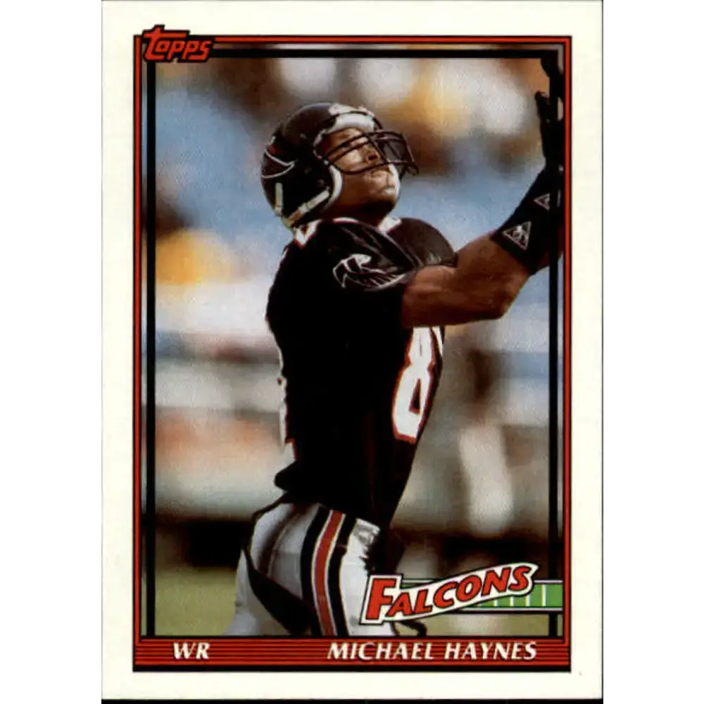 1991 Topps #578 Michael Haynes NM-MT Atlanta Falcons Football Card - Football Card Single