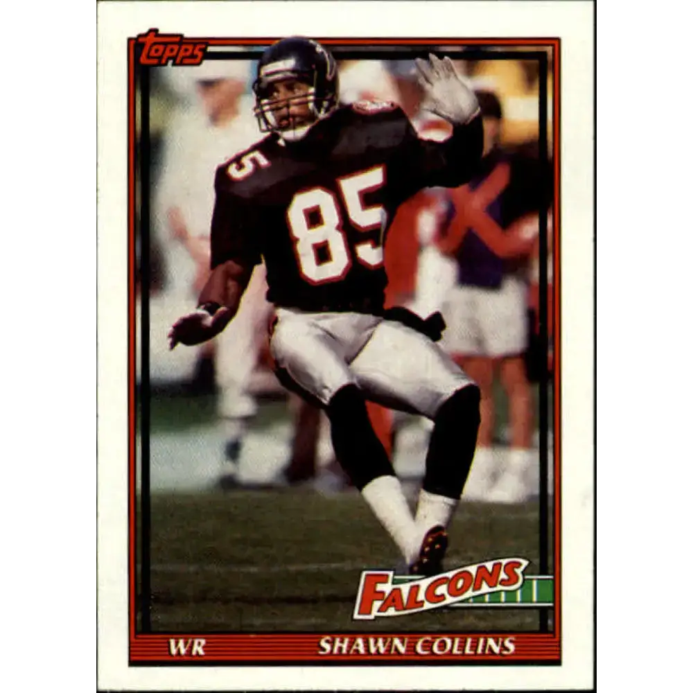 1991 Topps #580 Shawn Collins NM-MT Atlanta Falcons Football Card - Football Card Single