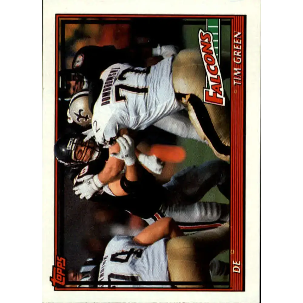 1991 Topps #581 Tim Green NM-MT Atlanta Falcons Football Card - Football Card Single