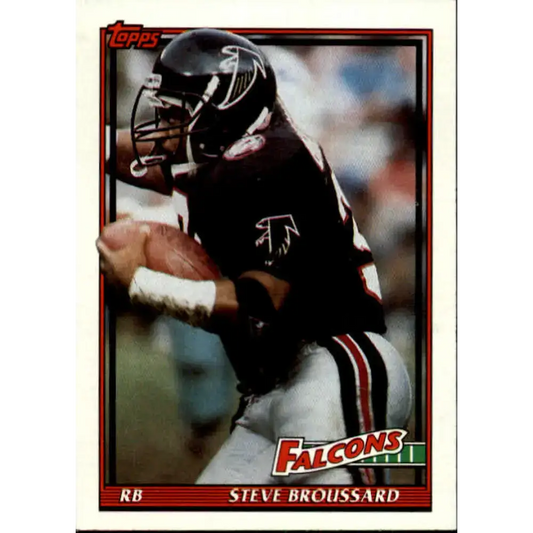 1991 Topps #587 Steve Broussard NM-MT Atlanta Falcons Football Card