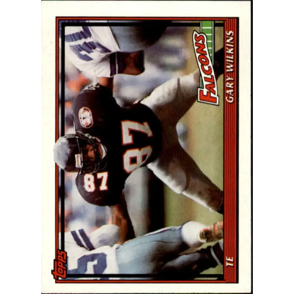 1991 Topps #588 Gary Wilkins NM-MT Atlanta Falcons Football Card - Football Card Single