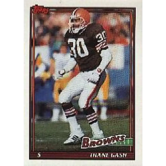 1991 Topps #590 Thane Gash NM-MT Cleveland Browns Football Card