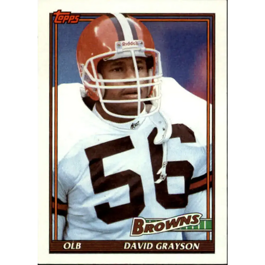 1991 Topps #598 David Grayson NM-MT Cleveland Browns Football Card