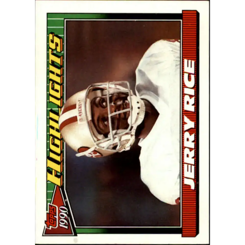 1991 Topps #6 Jerry Rice NM-MT San Francisco 49ers Football Card - Football Card Single