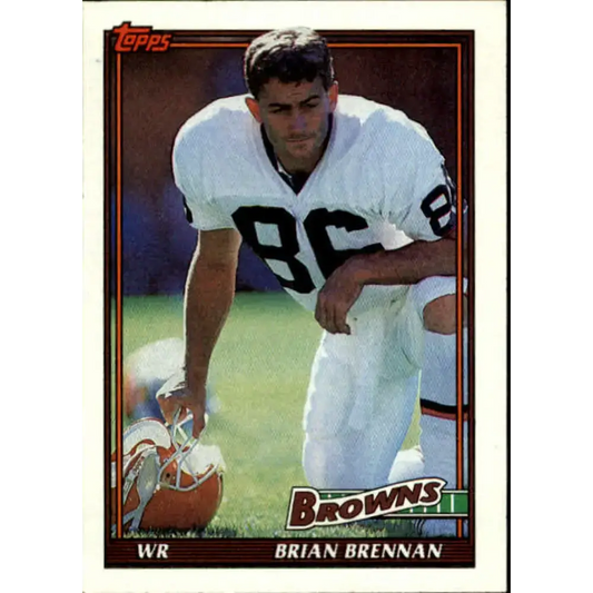 1991 Topps #604 Brian Brennan NM-MT Cleveland Browns Football Card