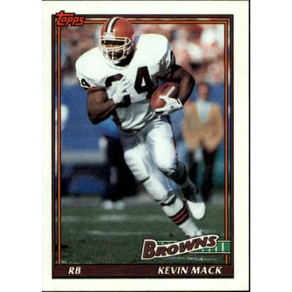 1991 Topps #607 Kevin Mack NM-MT Cleveland Browns Football Card - Football Card Single