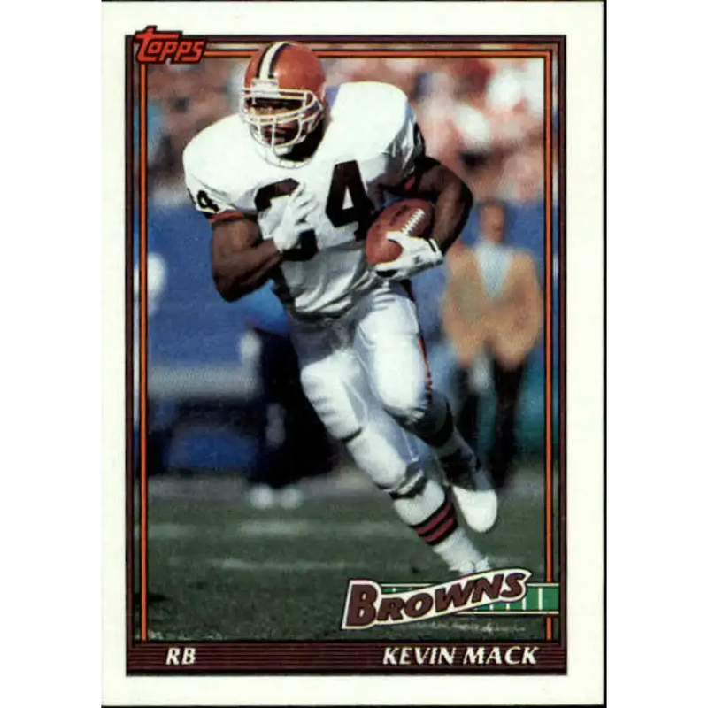 1991 Topps #607 Kevin Mack NM-MT Cleveland Browns Football Card - Football Card Single