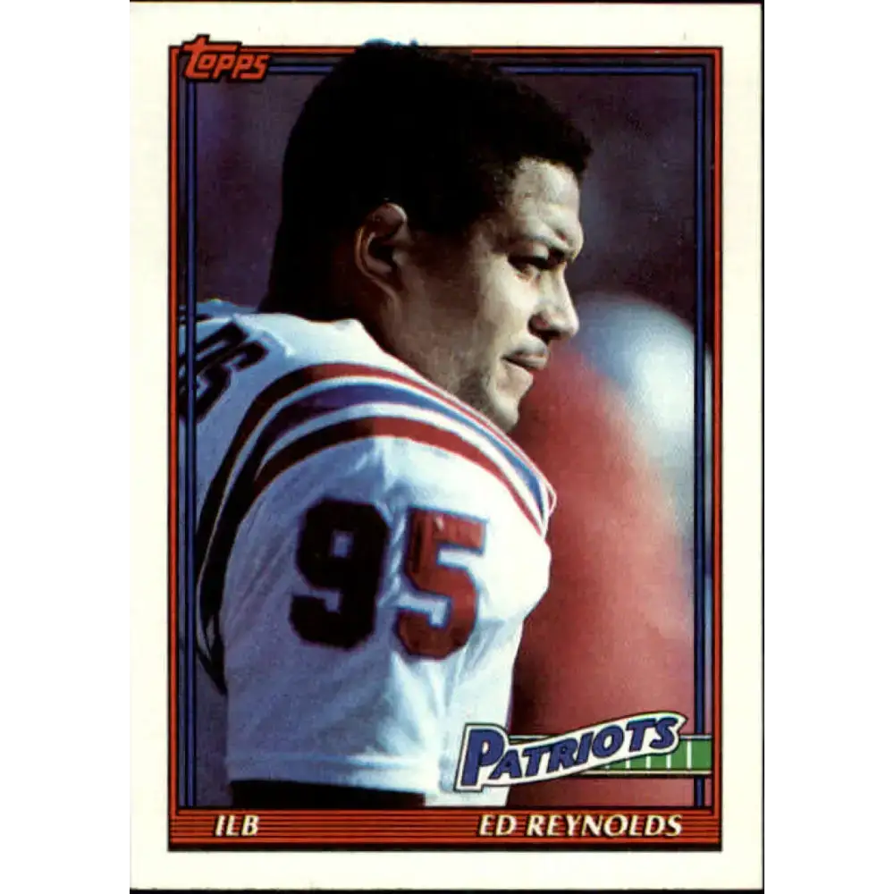 1991 Topps #611 Ed Reynolds NM-MT New England Patriots Football Card - Football Card Single