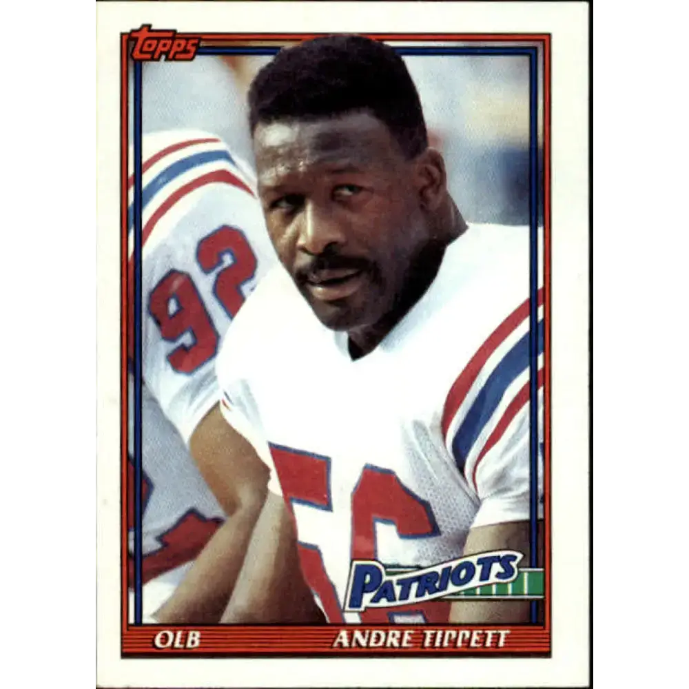 1991 Topps #617 Andre Tippett NM-MT New England Patriots Football Card