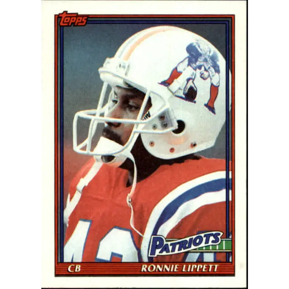 1991 Topps #622 Ronnie Lippett NM-MT New England Patriots Football Card - Football Card Single