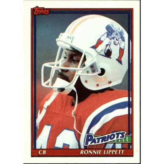 1991 Topps #622 Ronnie Lippett NM-MT New England Patriots Football Card