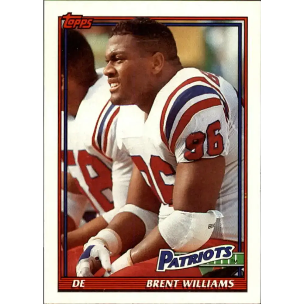 1991 Topps #624 Brent Williams NM-MT New England Patriots Football Card