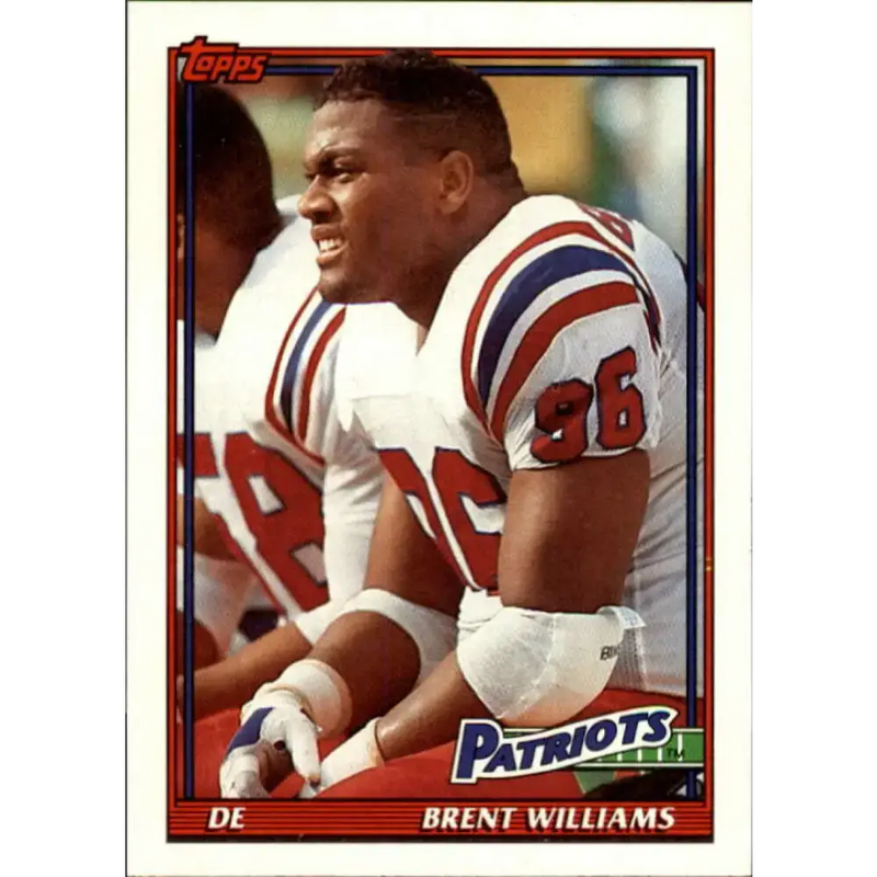 1991 Topps #624 Brent Williams NM-MT New England Patriots Football Card