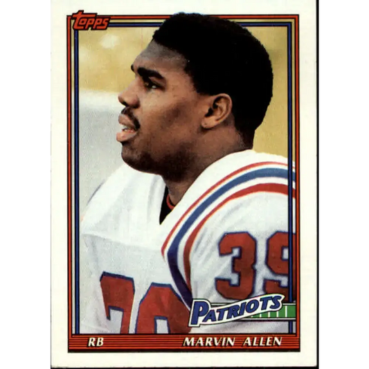 1991 Topps #626 Marvin Allen NM-MT New England Patriots Football Card