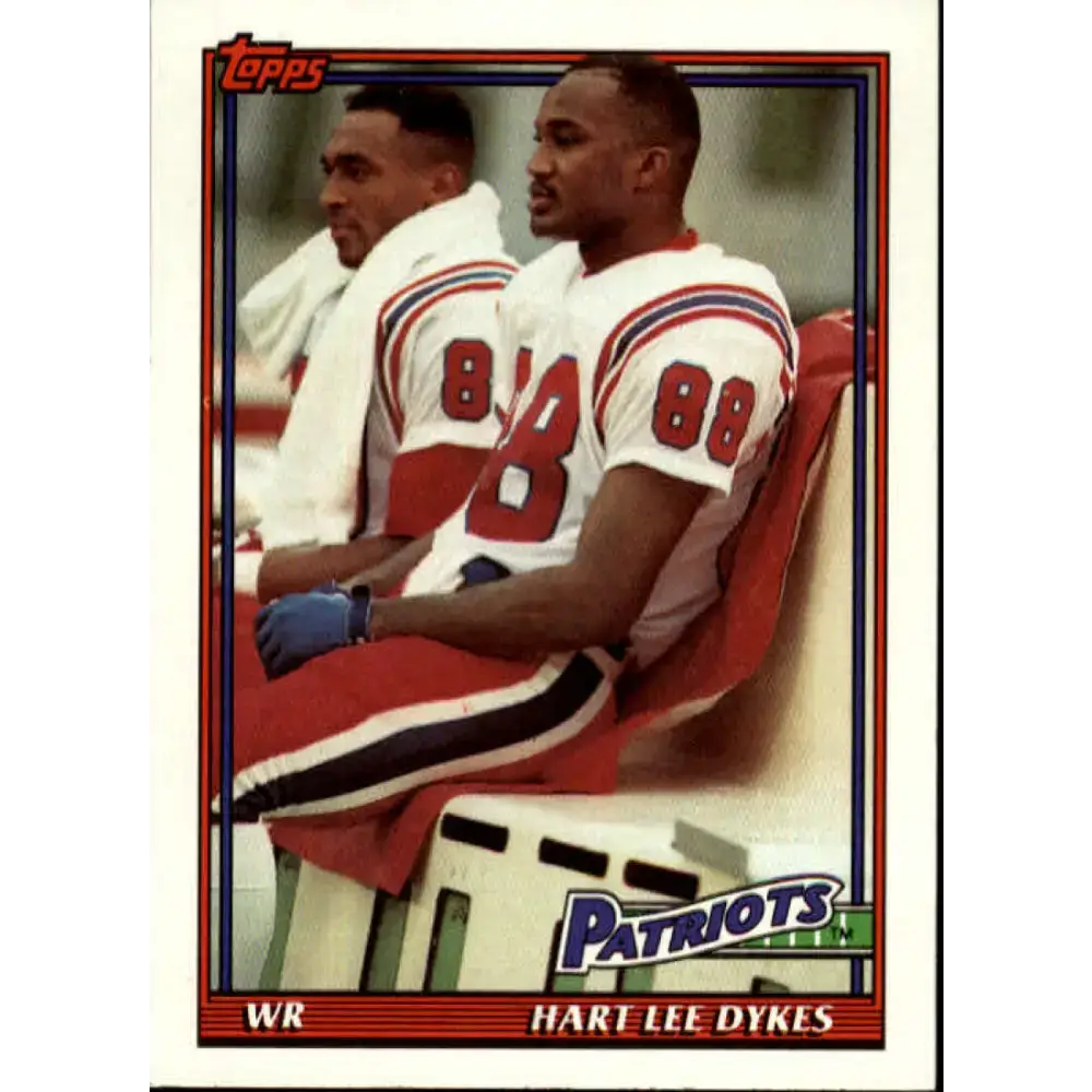 1991 Topps #627 Hart Lee Dykes NM-MT New England Patriots Football Card - Football Card Single
