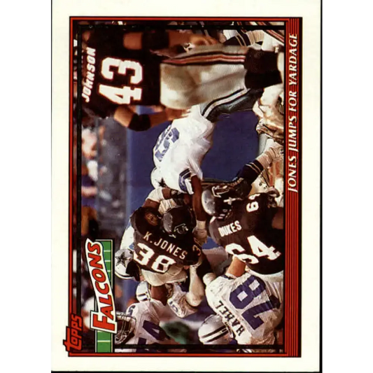 1991 Topps #628 Keith Jones NM-MT Atlanta Falcons Football Card
