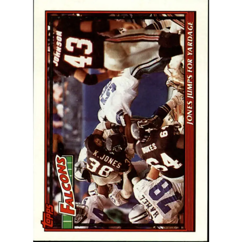 1991 Topps #628 Keith Jones NM-MT Atlanta Falcons Football Card