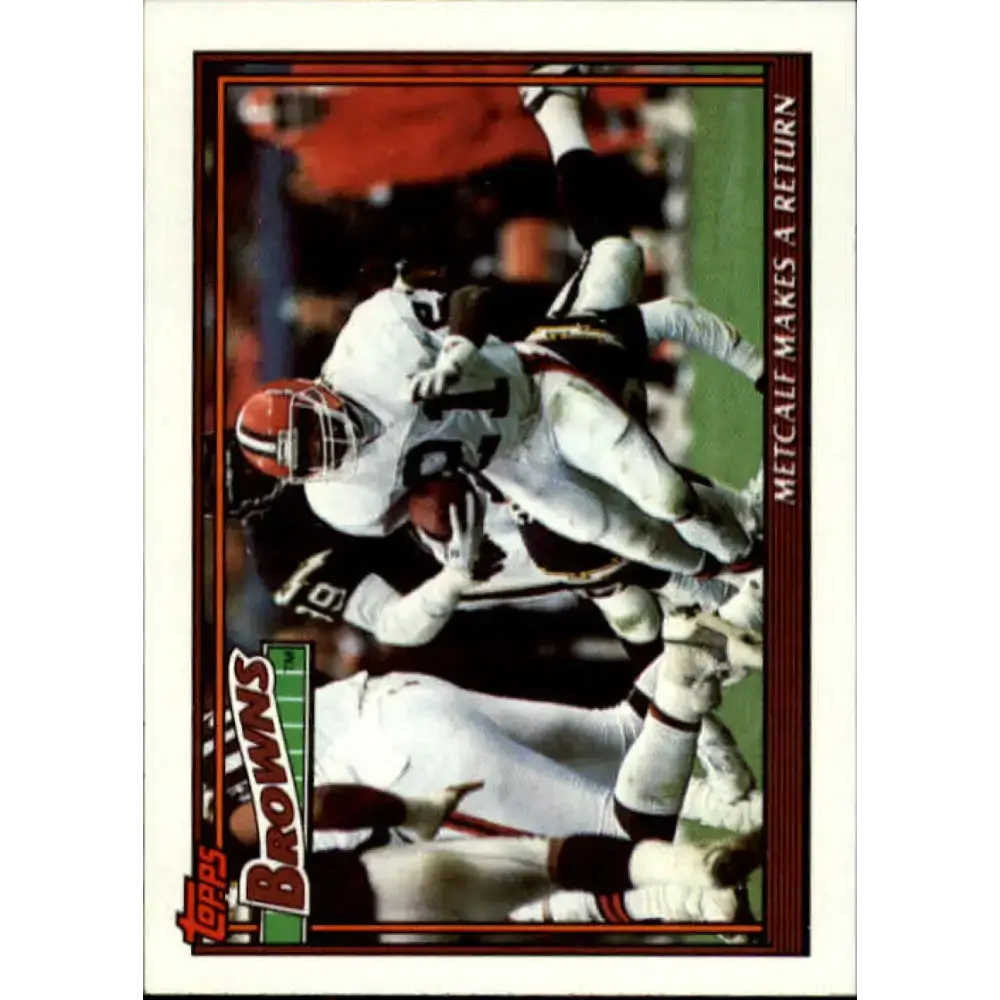 1991 Topps #632 Eric Metcalf NM-MT Cleveland Browns Football Card - Football Card Single