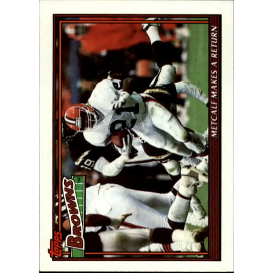 1991 Topps #632 Eric Metcalf NM-MT Cleveland Browns Football Card