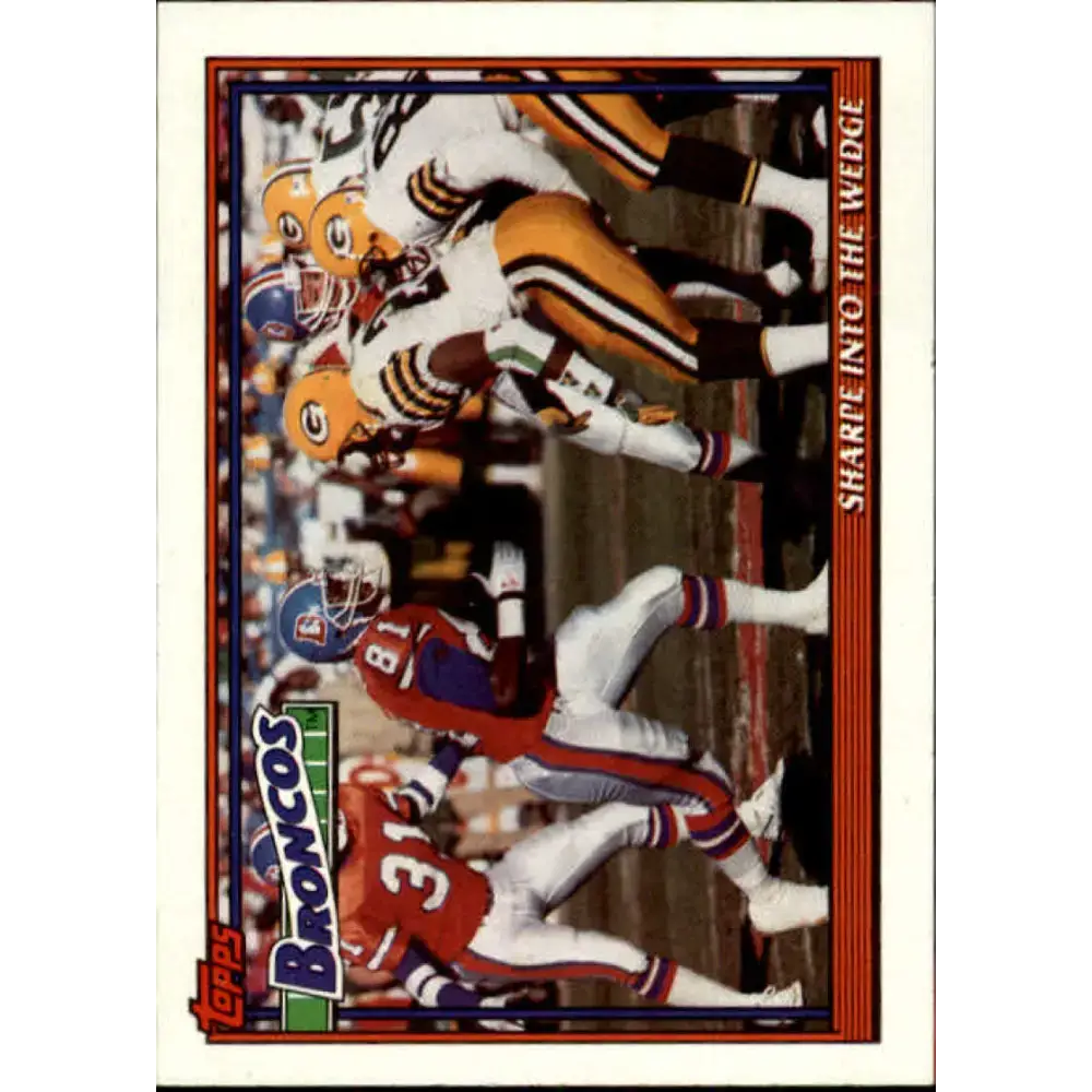 1991 Topps #634 Shannon Sharpe NM-MT Denver Broncos Football Card - Football Card Single