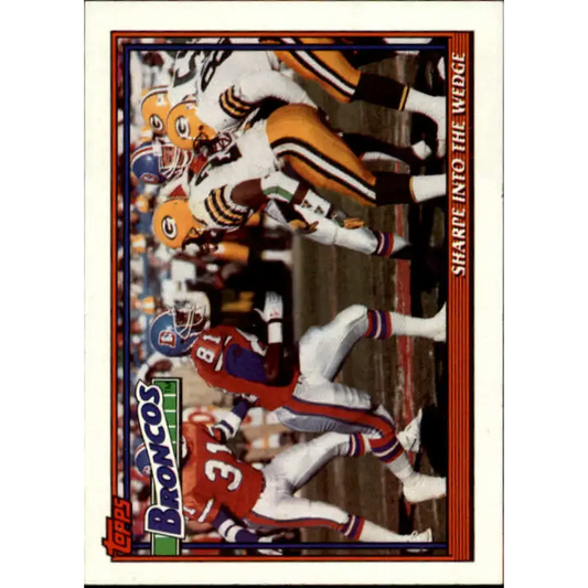 1991 Topps #634 Shannon Sharpe NM-MT Denver Broncos Football Card