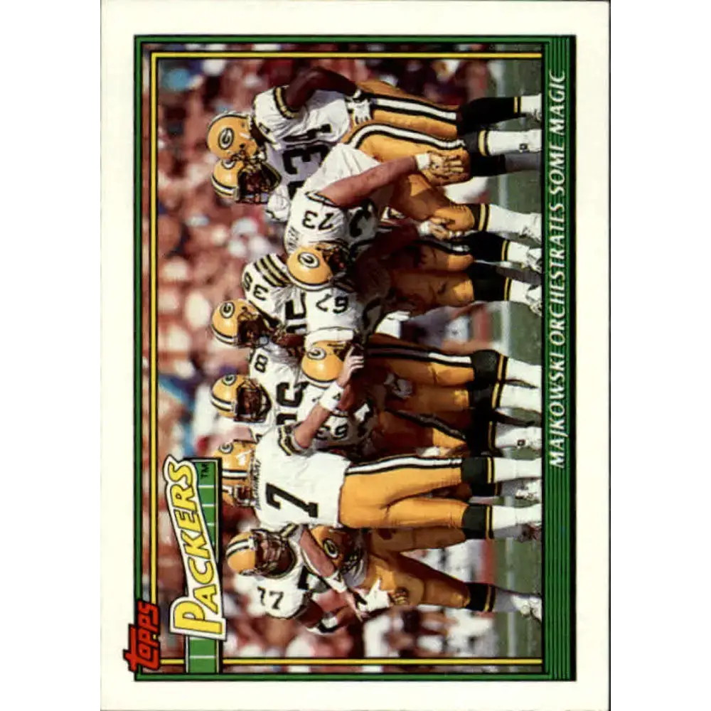 1991 Topps #636 Don Majkowski NM-MT Green Bay Packers Football Card - Football Card Single