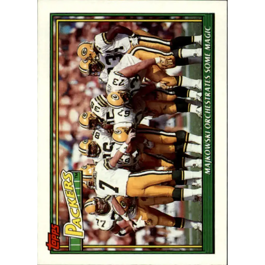 1991 Topps #636 Don Majkowski NM-MT Green Bay Packers Football Card