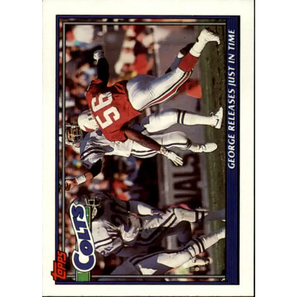 1991 Topps #638 Jeff George NM-MT Indianapolis Colts Football Card - Football Card Single