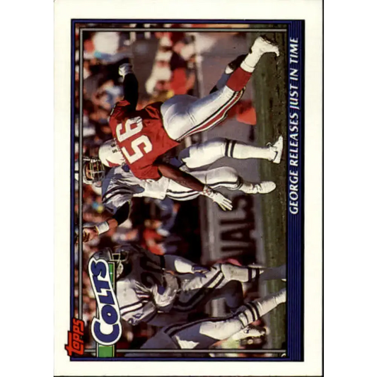1991 Topps #638 Jeff George NM-MT Indianapolis Colts Football Card