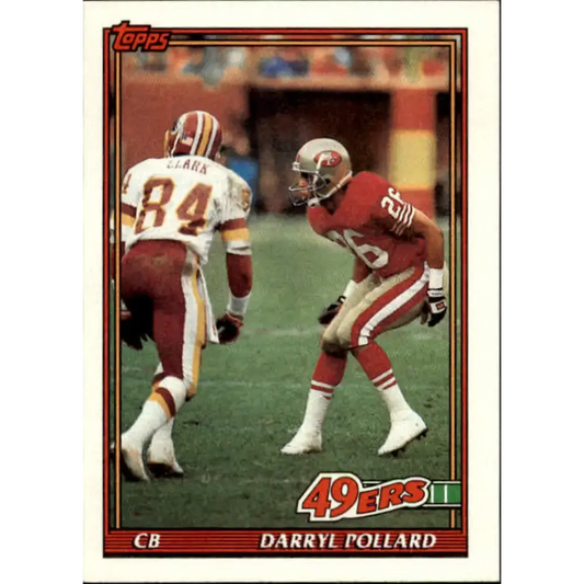 1991 Topps #64 Darryl Pollard NM-MT San Francisco 49ers Football Card