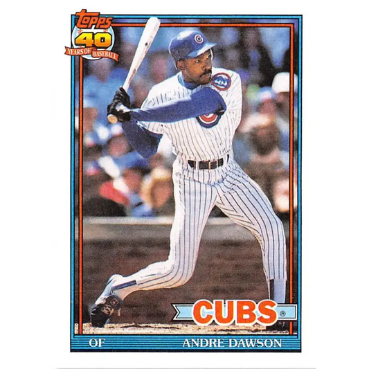1991 Topps #640 Andre Dawson NM-MT Chicago Cubs Baseball Card - Baseball Card Single