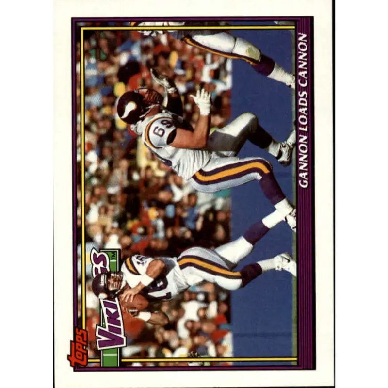 1991 Topps #643 Rich Gannon NM-MT Minnesota Vikings Football Card - Football Card Single