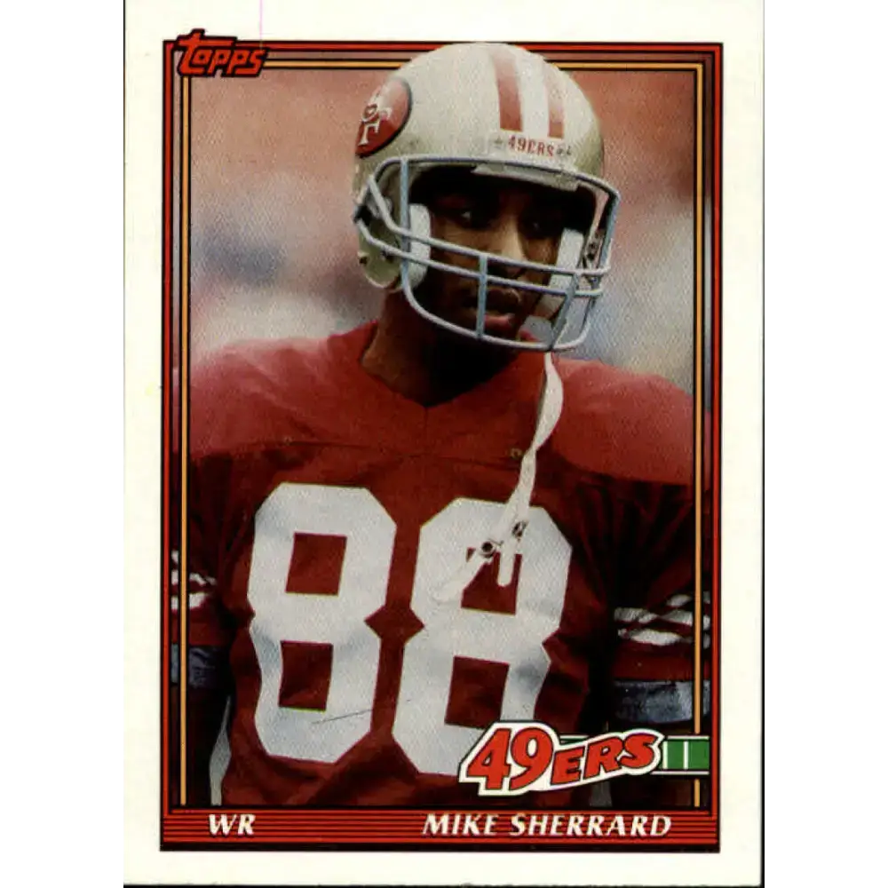 1991 Topps #65 Mike Sherrard NM-MT San Francisco 49ers Football Card - Football Card Single