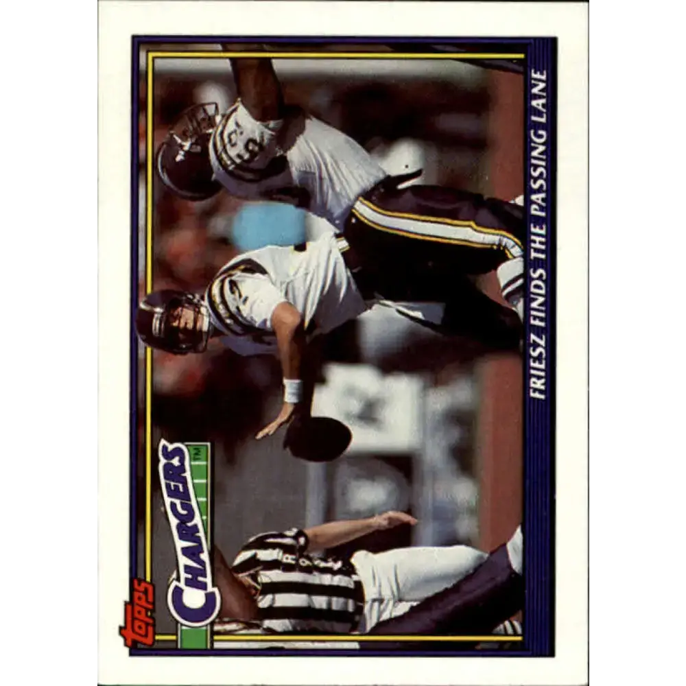 1991 Topps #651 John Friesz NM-MT San Diego Chargers Football Card - Football Card Single
