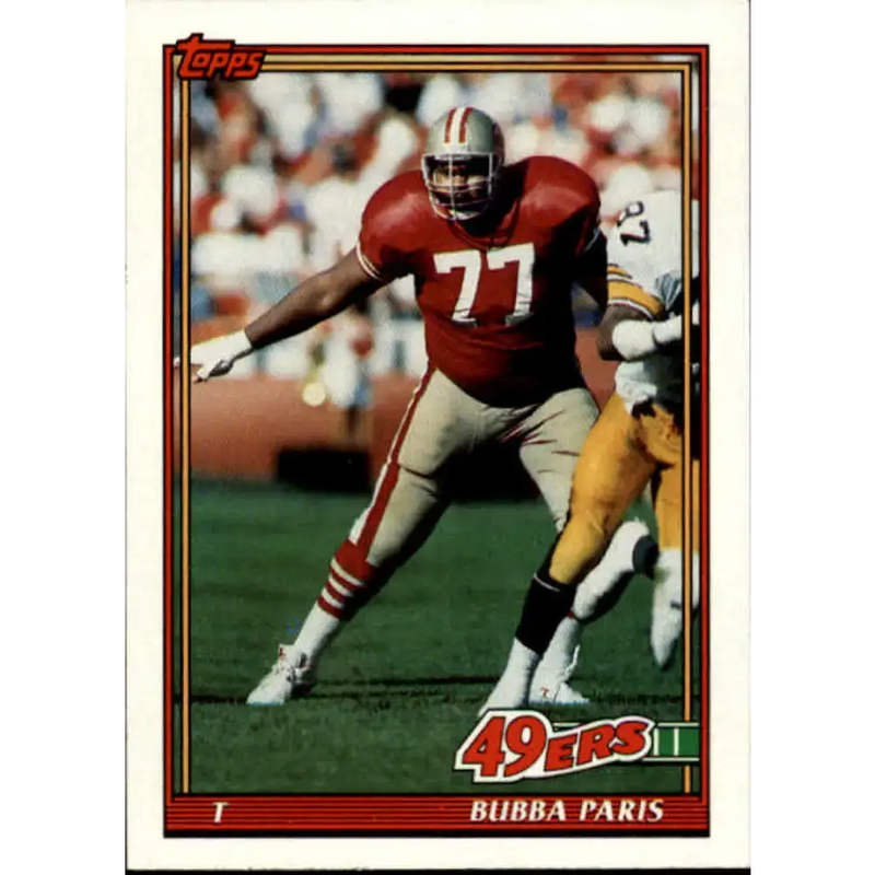 1991 Topps #67 Bubba Paris NM-MT San Francisco 49ers Football Card - Football Card Single